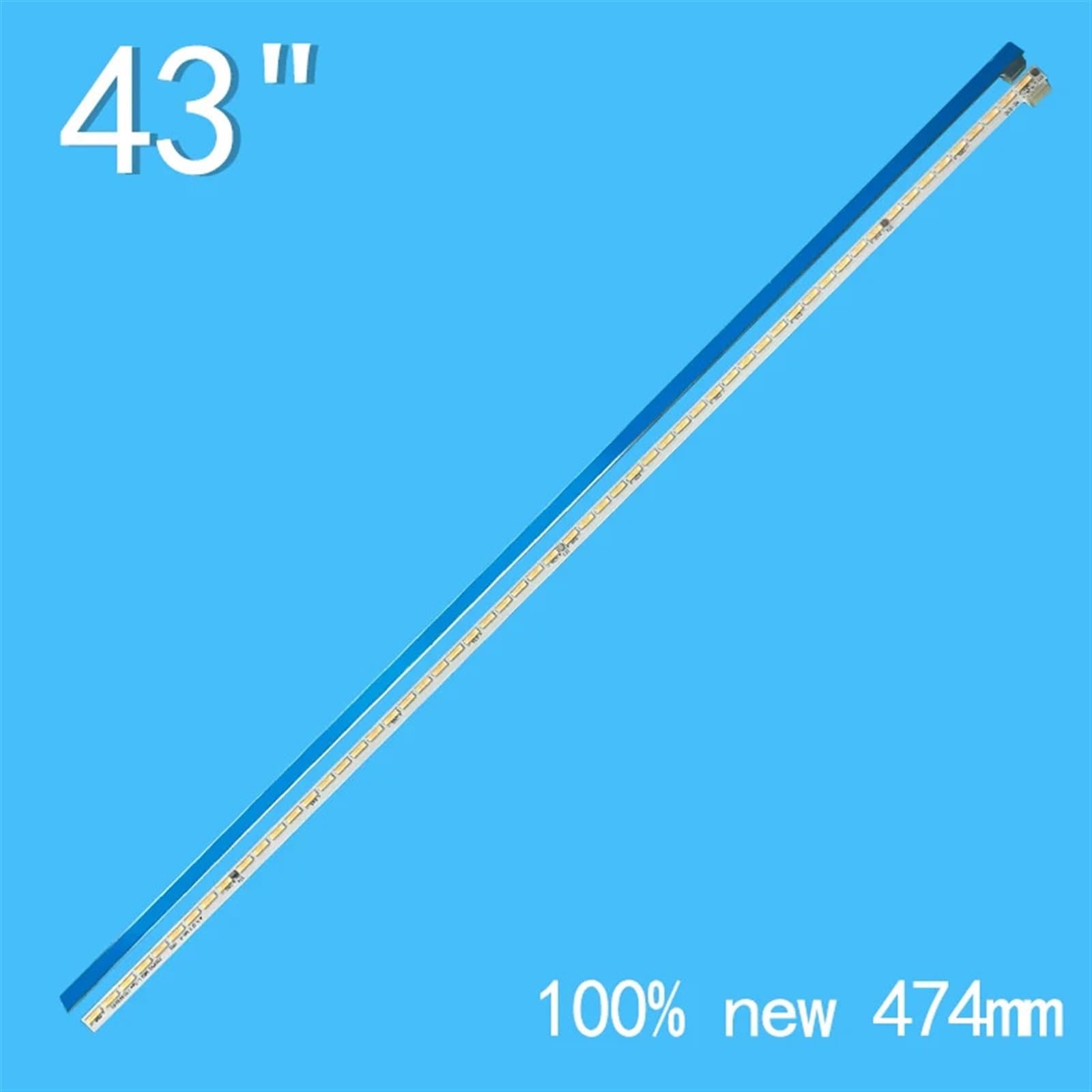 Striscia di retroilluminazione a LED da 474 mm Compatibile for 58 luci 43UB VESTEL/7020PKG 58EA 17ELB43ULR37020PKG 58EA L-Type 17ELB43ULR3
