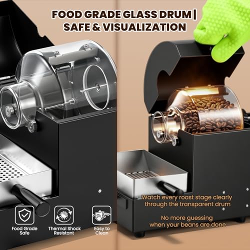 Commercial coffee roaster machine