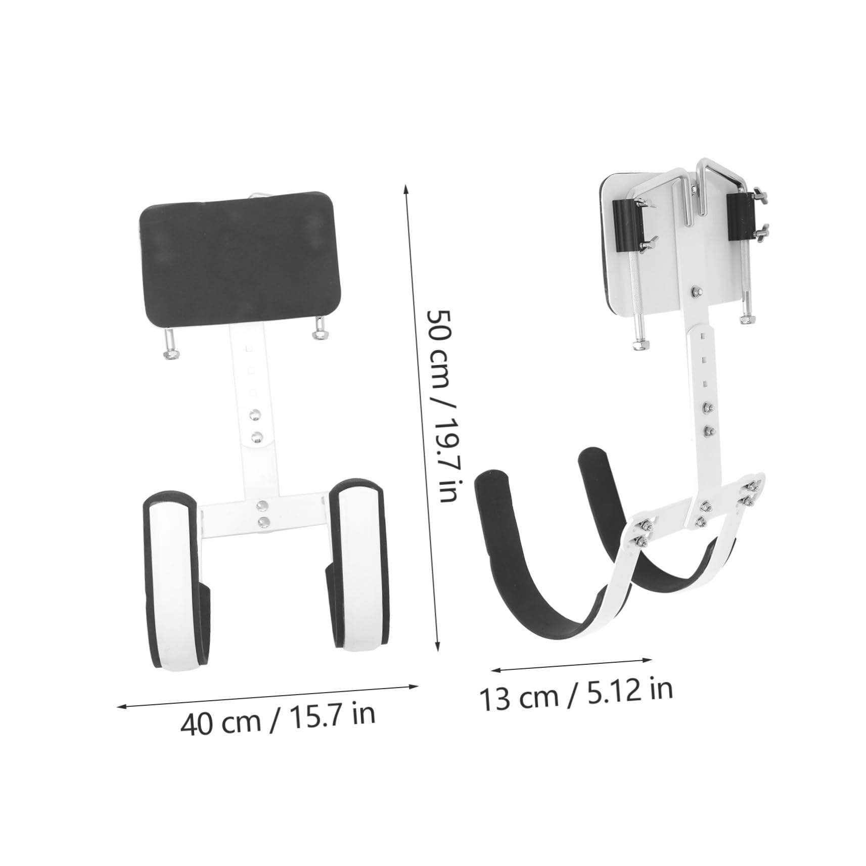 HEMOTON Snare Drum Holder Shoulder Strap Aluminum Alloy Marching Drum Carrier and Easy to Carry (white)