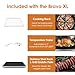 NUWAVE Bravo XL Air Fryer Convection Toaster Oven Countertop, 112-in-1 Smart Grill Combo with Original Flavors & Marks, Adjustable Heating Zones for Pizza, Roast, Bake, 50-500°F, Stainless Steel, 30QT