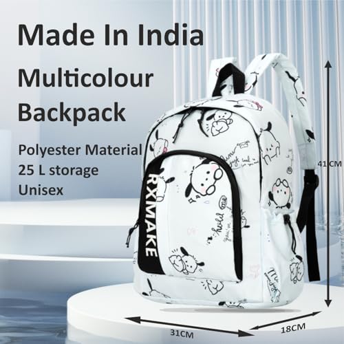 Image of Tinytot 30 Litre Japanese Korean Style School Bag Water-Resistant Laptop & Travel Backpack - Unisex Large 18 Inches Multipurpose Student Backpack for Boys & Girls, Men & Women