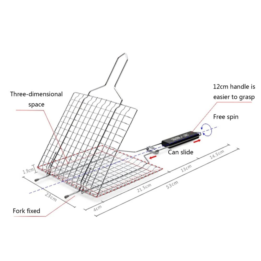 Barbecue Skewer Reusable Grill Sticks Bbq Fork Bbq Utensil Kitchen Outdoor Camping Accessories