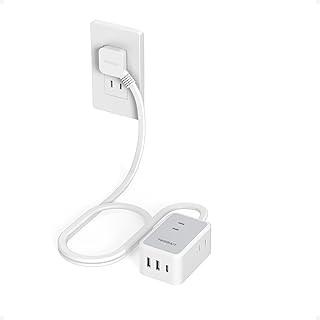 延長コード 1m 短い 薄型 電源タップ usb コンセント たこあしコンセント テーブルタップ TESSAN 3個AC 1個タイプC 2個タイプA 電源コード oa type-c タコ足配線 蛸足 隙間