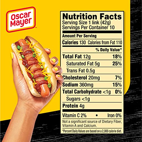 Oscar Mayer Classic Beef Uncured Franks Hot Dogs, 10 Ct. Pack #TOP5