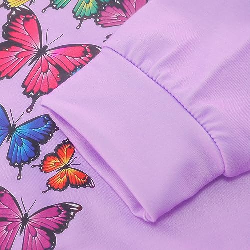 Image of Little Girls Outfits 2 Piece Toddler Long Sleeve Sweatshirt Leggings Pants Fall Winter Clothing Set 2-10 Years