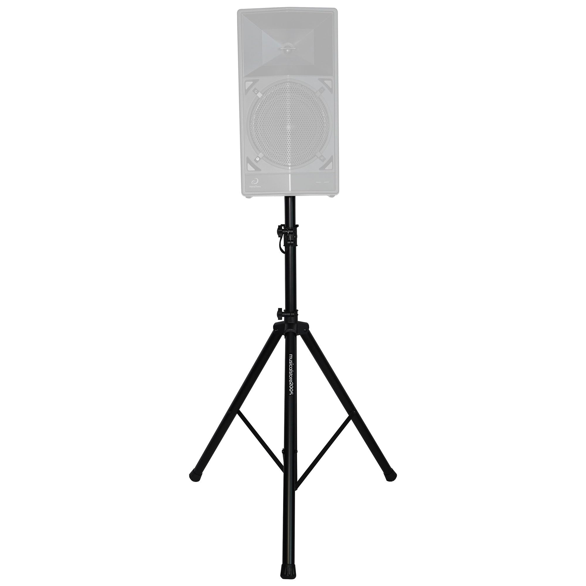 Coppia di Supporti per Casse Acustiche | MusicalStore2005 Set 2 Supporti Treppiede per Diffusori con Borsa – Regolabili in Altezza 120-180 cm, Struttura in Acciao Robusta e Borsa in Nylon Resistente