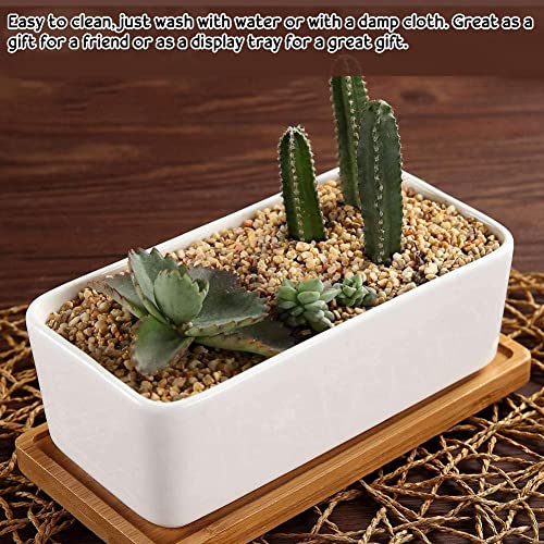 Favengo 4 pcs bandeja bambu rectangular 175 x 88 x 1cm bandeja madera pequena tablitas de bambu bandeja pequena de bambu para decorar para organizar para bano cocina para las cremas jabonera tapas