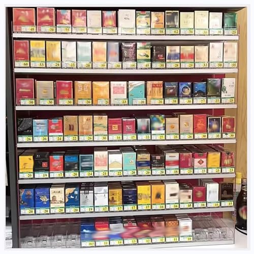 Expositor de Cigarrillos de Pared en Metacrilato Transparente de 62,5 cm 6