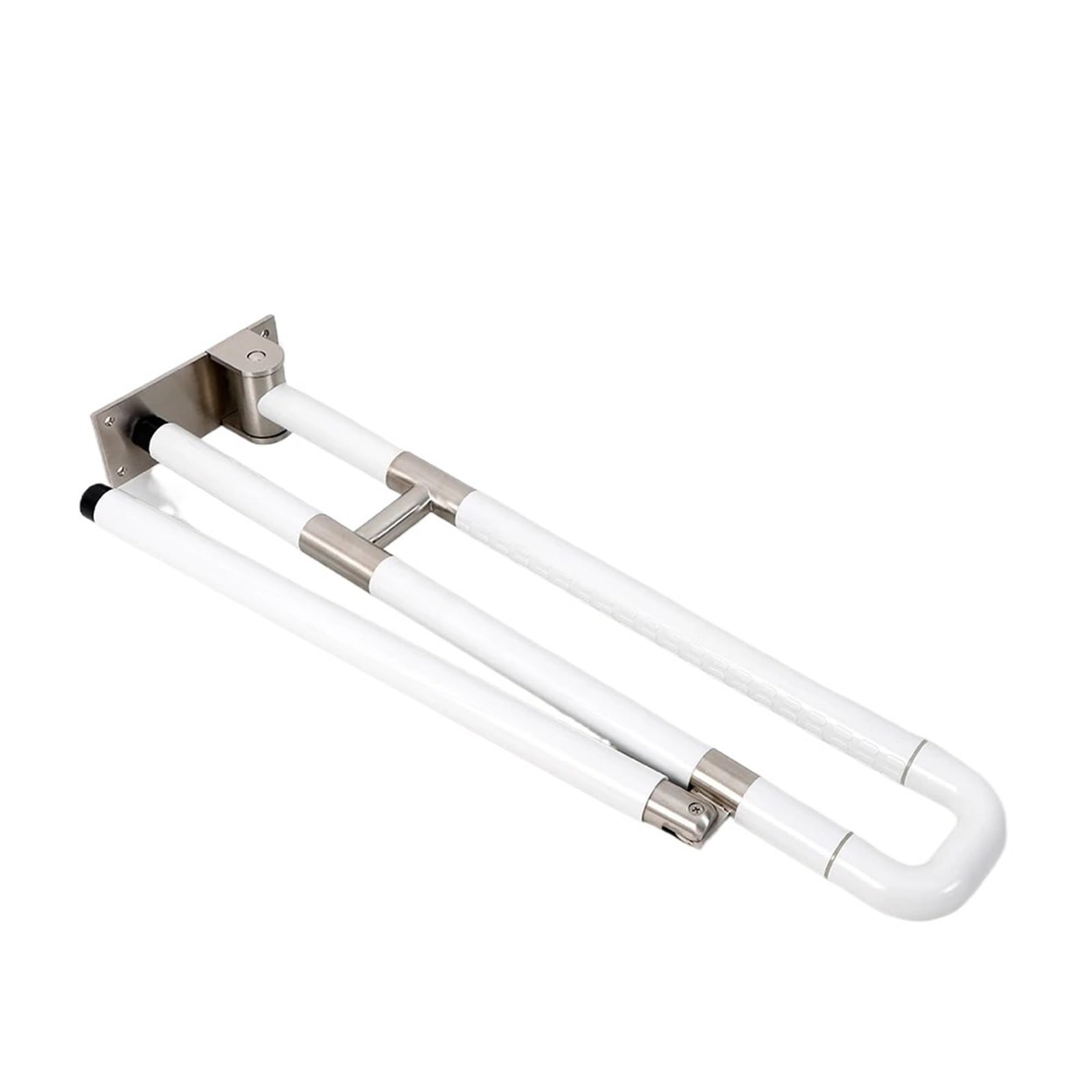Wdsopk 60Cm Bathroom ?Handles ? Bathroom Handrail With Bottom Bracket Folding Safety Handrail For Toilets And Squatting Toilets Bath Grab Bar（60Cm）