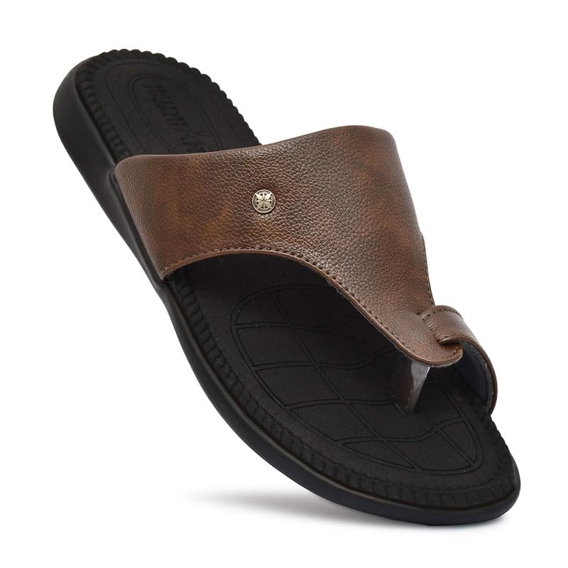 Image of HEALTH FIT Ortho Care Super Extra Soft Anti-Skid Doubleu Flip-Flops Orthopedic Chappal /Slipper Breathable Soft Sole Ultra-Lightweight Slipper for Men's 7016