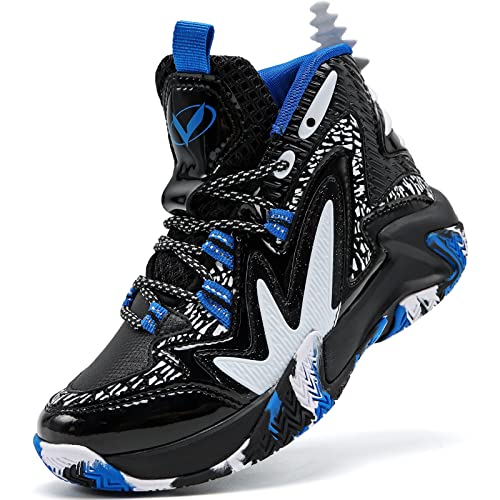 VITUOFLY Kids Basketball Shoes Boys Basketball Culture Sneakers Girls Mid Top School Training Shoes Non-Slip Outdoor Sports Shoes Boys Running Shoes Durable Big Kid Size 3