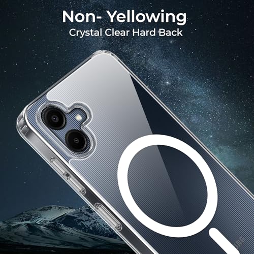 Image of A rtistque Clear Back Cover Case for Samsung Galaxy A06 5G | Compatible with Mag-Safe | Premium Cover | Shockproof TPU Bumper | Slim Protective Design | Samsung Galaxy A06 5G Back Cover - Transparent