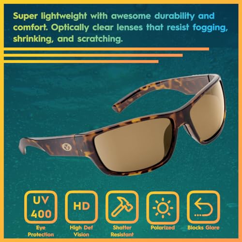 Flying Fisherman Matecumbe Polarized Sunglasses with AcuTint UV Blocker for Fishing and Outdoor Sports2