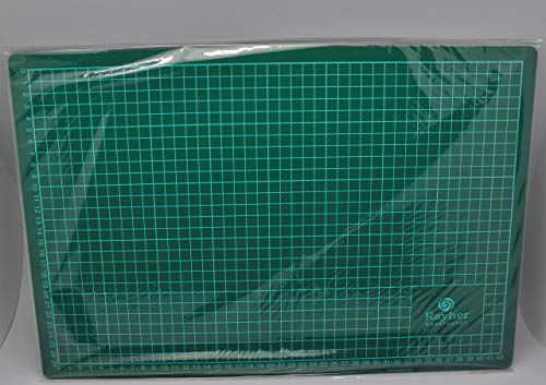 Tapis de découpe quadrillé 60X45cm Rayher vert avec plan de travail protégé - 4