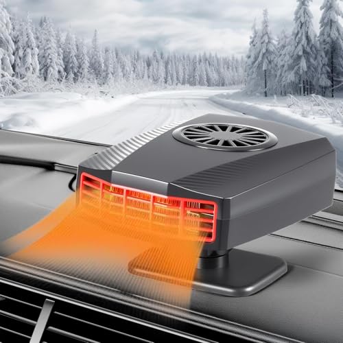 Katroiy 12V Car Heater, Portable Car Heater and Defroster, Windshield Defogger, 12 Volt That Plugs...
