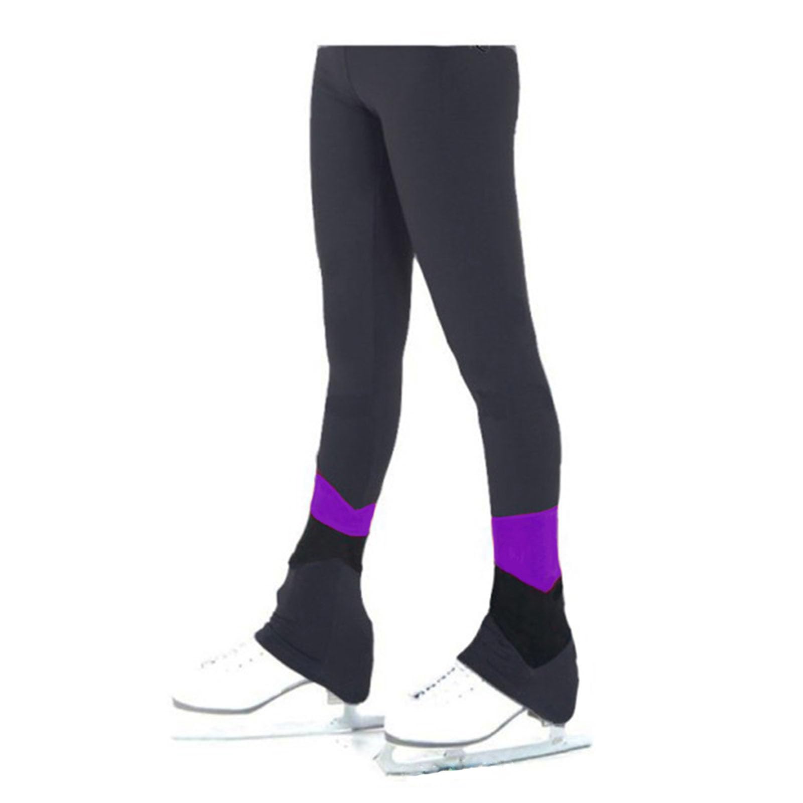 Pantaloni Pattinaggio Artistico Donne Pantaloni Pattinaggio sul Ghiaccio Abbigliamento Pattinaggio Allenamento Ghette Prestazioni Ultra morbide