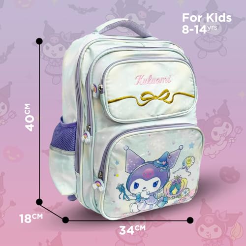 Image of 3D School Bag for Girls Boys & Kids | Lightweight Cartoon Backpack for School | Multi Compartment Primary School Bag | Durable Book and Lunch Backpack (6-13 Years)