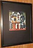  Picasso stampa incorniciata, 30,5 x 40,6 cm cornice, Rare Picasso stampa