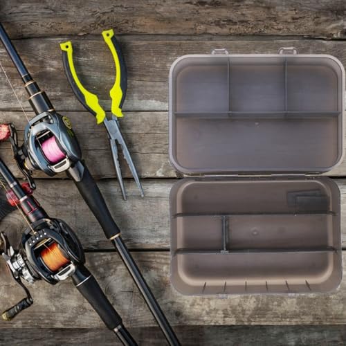 Caja de Pesca Portátil de Doble Capa con Divisores miniatura 5