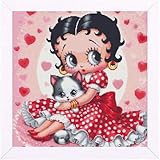 JAKI Diamond Art Kits for Adults Cartoon,Diamond Art Paintings for Beginners,5D Full Drill Gem Art Kits for Adults for Gift Home Wall Decor 12x12inch