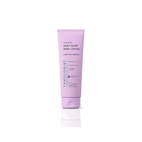 Tanologist Hydrating Daily Glow - FairMedium - Loción bronceadora gradual hidratante - Natural, Sun Kissed Glow - Loción bronceadora diaria con