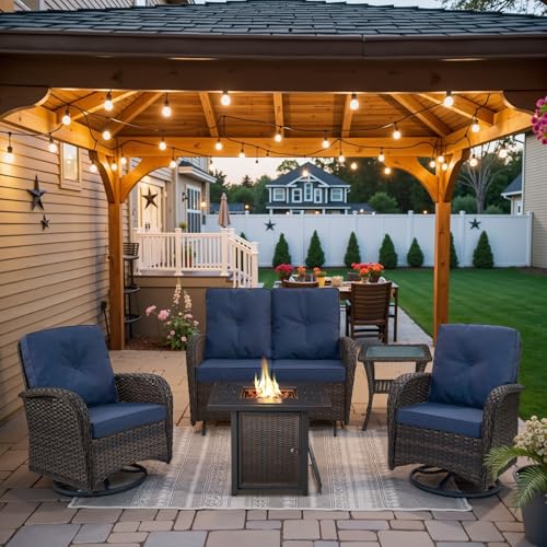 Belord 30-Inch Fire Pit Set