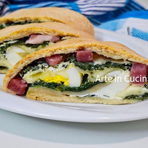 ROTOLO SALATO con PANCETTA bietola e uova