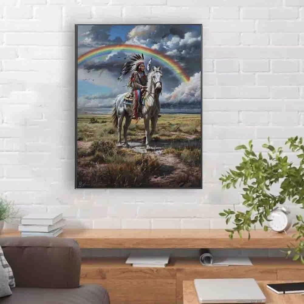 Męski zestaw do malowania diamentami, koń, sztuka diamentowa, DIY, 5D, okrągłe, pełne wiercenie, zestawy artystyczne, dla dorosłych, początkujących, kryształy, haft krzyżykowy, obraz do dekoracji