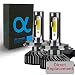 7200Lm Compact LED Headlight Bulbs [9007 High-Low, 6000K Bright White] All-in-One COB Direct Replacement Kit