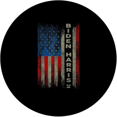 Miniatura 3 de Bandera Americana Vintage Biden Harris 2024 PopSockets intercambiables PopGrip