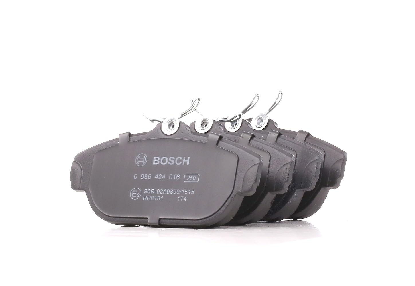 Bosch BP006 - Pastiglie Freni Auto, Asse Anteriore - Qualità Bosch - Riduzione Del Rumore E Della Polvere - Certificazione ECE-R90 - Senza Rame - 1 Confezione Da 4 Pastiglie-image