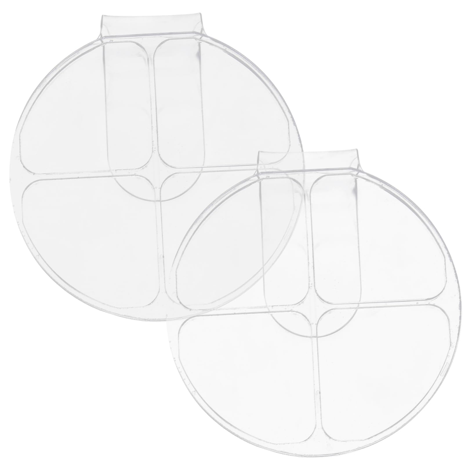 Beatifufu Makeup Mixing Palette Thumb Holder Foundation Makeup Tray Hand Pallet Travel Tray