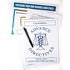 California Living Will Kit Has Two Living Wills and Medical Power of Attorney Forms, Bonus Infographic and Pen (Also NY…