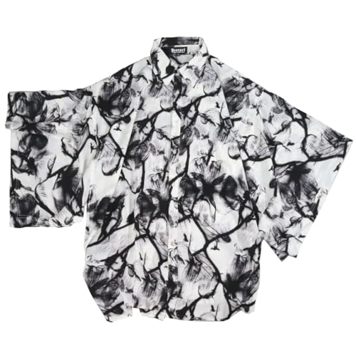 [�f�B�I���[�g] 2WAY KIMONO�� �I�[�o�[�T�C�Y �V���c [�O�����W�t�����[] DRT2884 (�z���C�g,L)