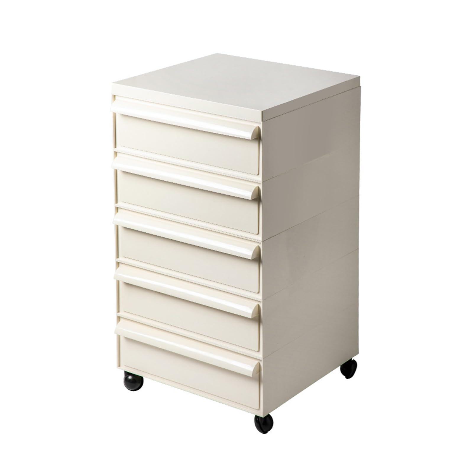Aioneer Mobile Storage Cabinet For Home Office With Wheels - Under-Desk Drawer Organizer Versatile File Cabinet For Document Organization And Space Management-Wei?-5-layer