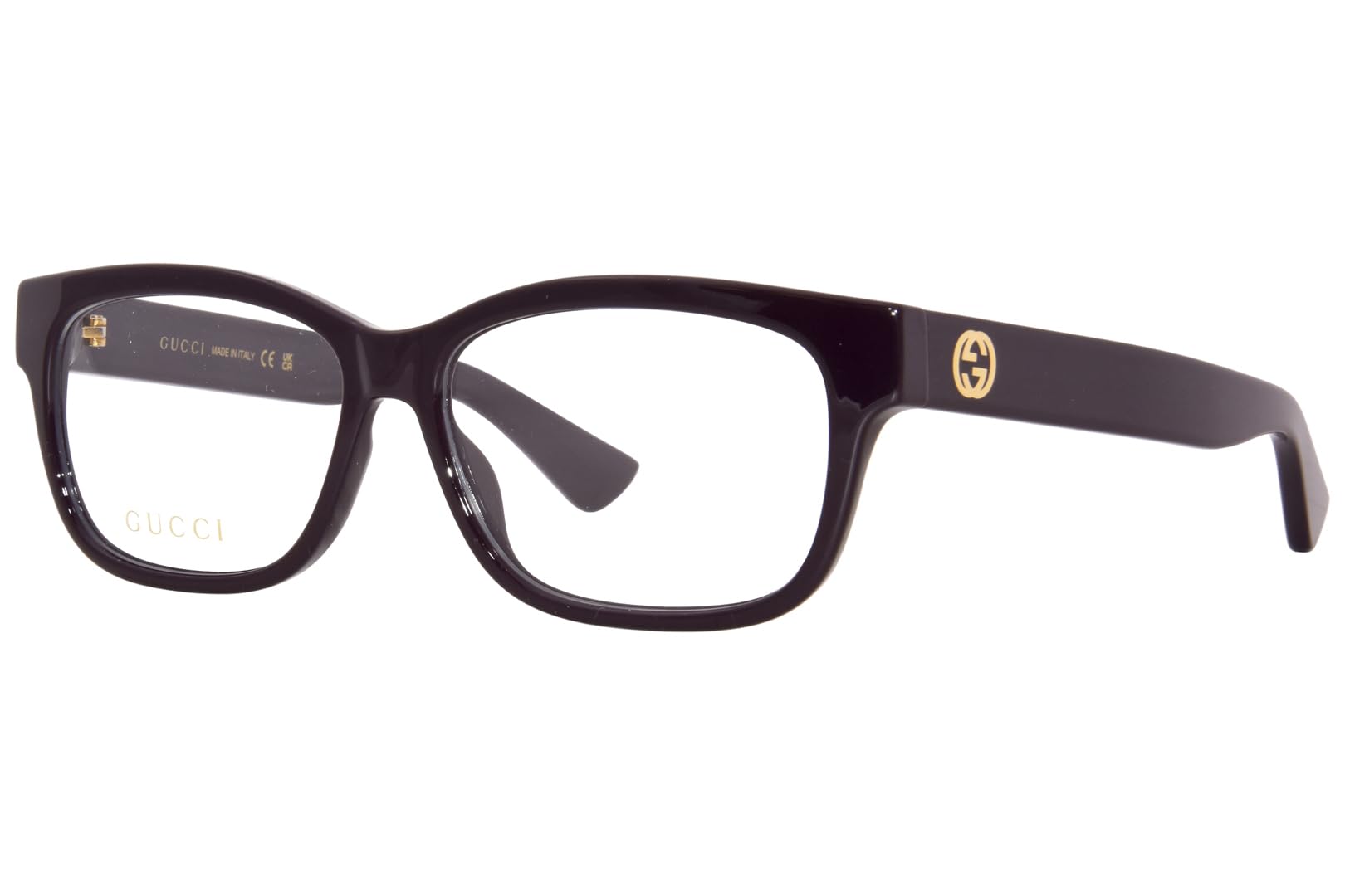 GucciGG1341O 004 Burgundy Rectangular 55mm Women's Eyeglasses
