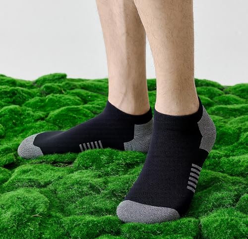 Image of 12-30 Pairs Low Cut Ankle Socks for Men Thin Breathable Casual No Show Athletic Socks Bulk