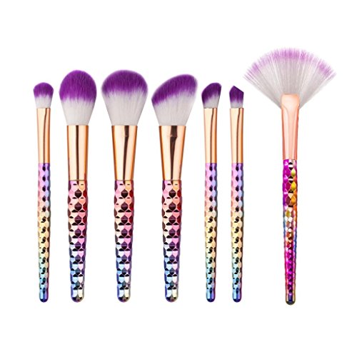 Hot Sale! Makeup Brush,Canserin 7pcs Pro Makeup Cosmetic Brushes Set Powder Foundation Eyeshadow Lip Brush