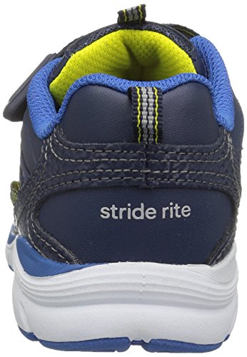 Stride Rite Kids' Made 2 Play Breccen Sneaker, Navy, 5 W US Toddler2