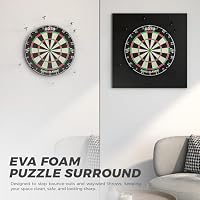 KOTO - 4 PCS Dart Surround, Dartscheibengröße, Dart Schutzring, Schwarz – Ansicht 4