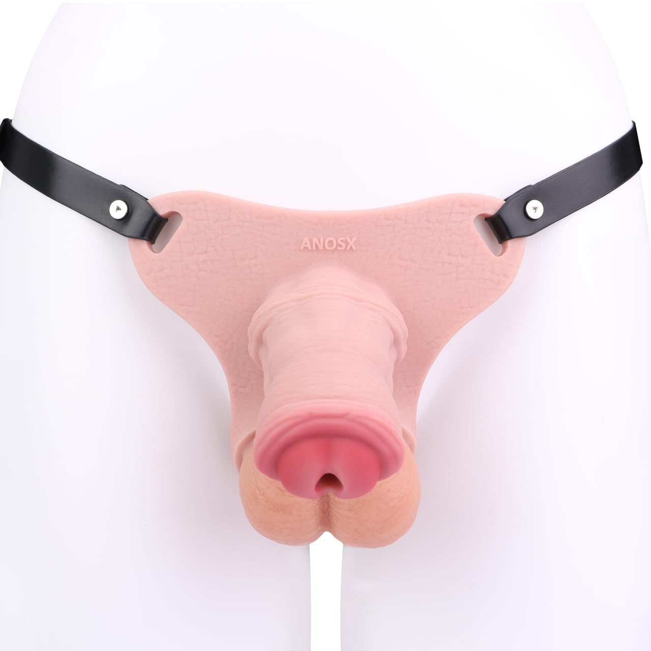 Bondage Masters Ceinture de chasteté masculine réglable en acier inoxydable