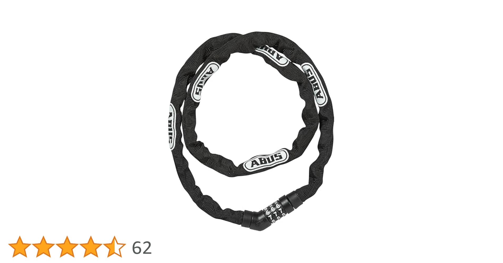 Amazon | Abus Unisex 4804c/110 Steel-o-chain, Black | アブス