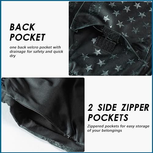 FT FENTENG Mens Swim Trunks with Compression Liner 5.5" Board Shorts with Zipper Pockets 2 in 1 Quick Dry Bathing Suits3