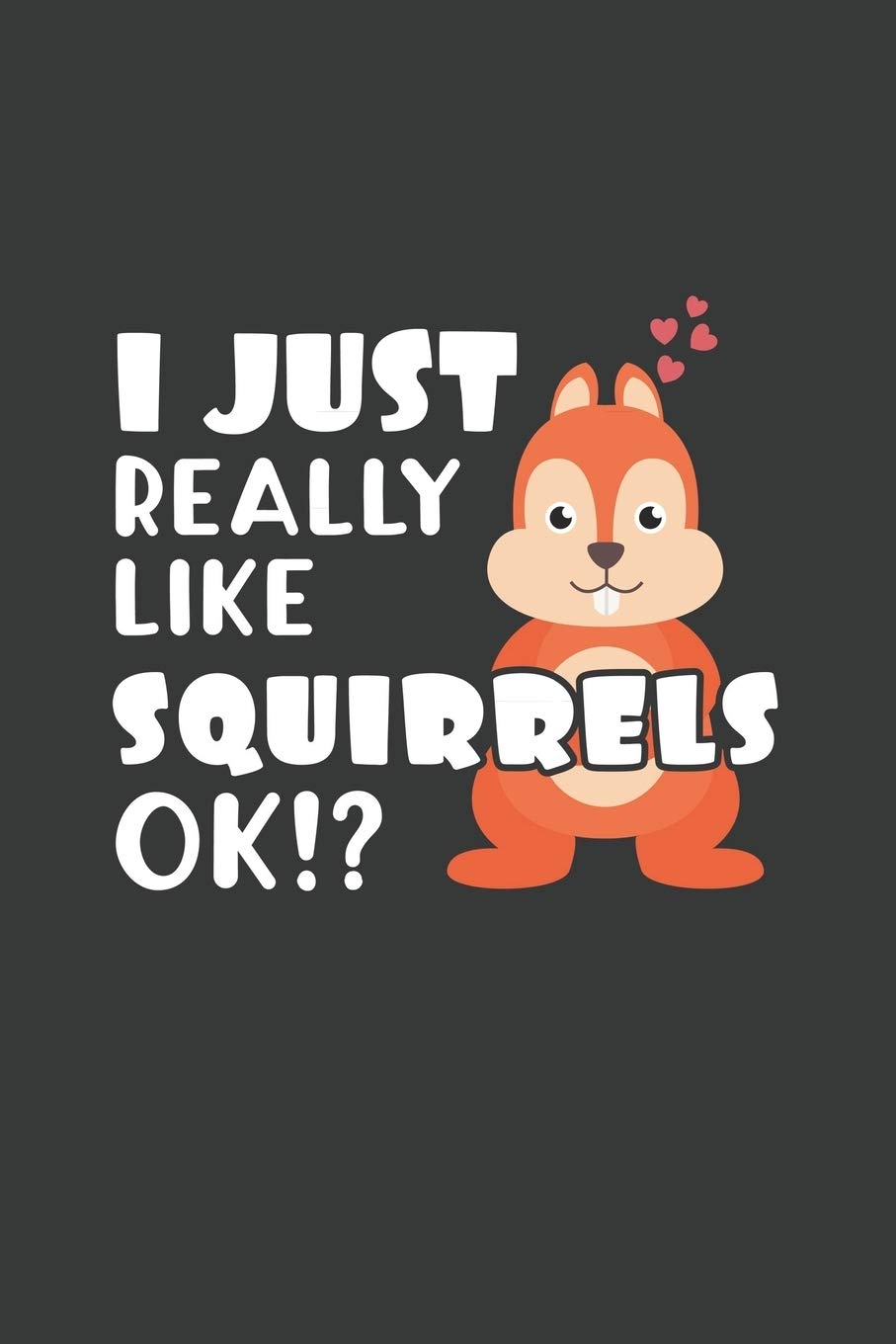 I Just Really Like Squirrels OK?: 6x9 Inch Journal Diary Notebook 110 Blank Lined Pages Cute Squirrel Gift
