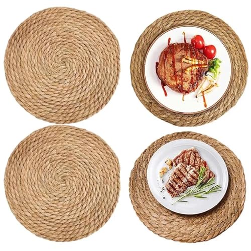 Sets de table en osier 30cm pour protéger vos meubles des brûlures