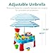 Best Choice Products Kids Sand & Water Outdoor Activity Table, Childs 2-in-1 Play Set w/ 18 Accessories, Adjustable Umbrella, 120 Capacity