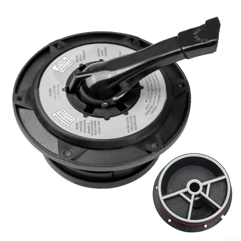 SPX0714BA Llave de montaje de cubierta de válvula y mango de repuesto para válvula multipuerto Hayward SP0714T para Pro VL HCF S200 Series Filtro de arena Piezas de equipo de piscina