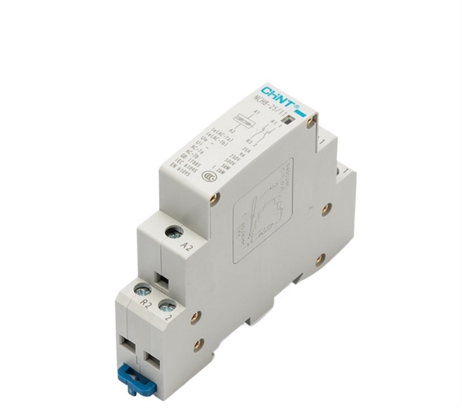 WTEPNQQDI 1PC NCH8-25/20 Modular AC Household Contactor 220V 230V 25A 1NO 1NC 2NO 2NC(Nch8-25a-02 2nc)