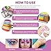 WUO Professional Face Painting Kit for Kids Adults, 12x10g+4 Colors Split Cake Palette with Stencils Sponge, Non-Toxic Water-Activated Rainbow Body Face Paint Makeup for Halloween Christmas Partie