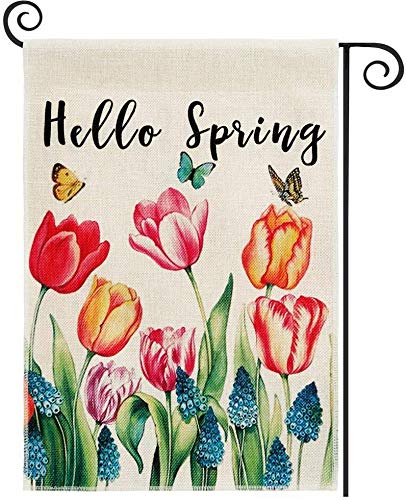 Tarity Gelbe Tulpen Gartenflagge – Doppelseitige Frühlingsdeko Für Haus & Hof, 30,5 X 45,7 Cm, Wetterfest